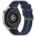 Pikkukuva 1 / 5: Huawei Watch GT 4 / Garmin Venu 2 -kellolle 22 mm:n pehmeä silikoniranneke Navy Blue
