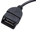 Miniatyrbillede 5 af 5: USB-stik, AUX, 3,5 mm stik til lyddataopladningskabel sort