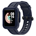 Miniatyrbillede 4 af 5: Passer til Redmi 1/Mi Watch Lite/Redmi 2/Mi Watch2 Lite Monokrom Silikon Integreret Urrem Ink Blue