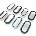 Miniatyrbild 3 av 5: Watch Hard Case för Mi-Band 8 Screen Bumper-Shell Protector-Stötsäkert hölje Transparent