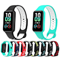 Pikkukuva 3 / 4: Kaksiväri silikoniranneke Amazfit Band 7:lle Red White