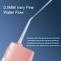Miniatyrbild 3 av 5: Oral Irrigator - 240 ml infällbar, uppladdningsbar, BPA-fri (grön)