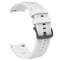Miniatyrbillede 1 af 5: For Oppo Watch X udskiftning blød silikone rem justerbar urrem White
