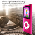 Miniatyrbilde 2 av 5: Mp3-spiller/Mp4-spiller med 64gb/32gb/16gb minne SD-kort Slank klassisk digital LCD-skjerm 1,82 tommers skjerm Mini USB-port med FM-radio, stemme Rose Red 16GB