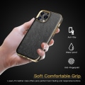 Miniatyrbillede 3 af 5: Beskyttelsesetui i læder iPhone 13 Black