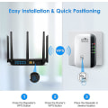 Miniatyrbild 5 av 5: Wifi Extender Signal Booster Trådlös Internet Repeater långdistansförstärkare White