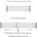 Miniatyrbilde 2 av 5: Elastisk Solo Loop-reim kompatibel med Apple Watch-remmer 2 38mm/40mm/41mm