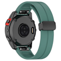 Miniatyrbillede 5 af 5: Sort spænde 22mm silikone urrem til Garmin Fenix 7/forerunner 965/955/945/935 Olive Green