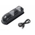 Miniatyrbillede 4 af 5: Trådløs Gamepad Controle Oplader Usb Dual Controllere Gaming Ladeholder Holder Fast Charging Dock Gamepad Holder Base Stander