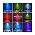 Miniatyrbilde 3 av 5: 7 Led Dj Sound Strobe Sta Projektor Usb Oppladbar For Owe