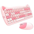 Miniatyrbillede 1 af 4: Mofii Lovely Cat Ear 2.4G Wireless Silent Mini Keyboard Mouse Kit