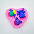Miniatyrbilde 3 av 5: Dyr Sugarcraft Silikonform For Kakedekorering Ku Sau Grishode Fondant Cupcake Form Sjokoladeform