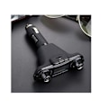 Pikkukuva 3 / 5: Kaksipäinen Bluetooth-autopelin MP3-soitinlähetinmodulaattori tukee kaksois-USB-latausta, musta