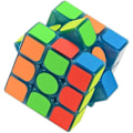Pikkukuva 1 / 4: 3x3 Fluoresoiva Nopeuskuutio Hohtaa Pimeässä Magic Speed Cube Aivojumppa Älykkyyspalapelit Sininen Fluoresoiva