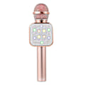 Miniatyrbilde 1 av 5: Bluetooth trådløs mikrofon LED-lys Håndholdt Karaoke ABS lydmikrofon for KTV Rose Golden