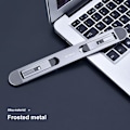 Miniatyrbillede 5 af 5: Laptop Stand Til MacBook Air Pro Support Tablet Bærbar Notebook Stand Mini Riser Foldbar Laptop Holder Køling Mount grey