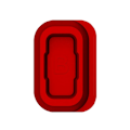 Miniatyrbilde 2 av 5: Støvtett ladeportdeksel i silikon - for Coros Pace 2/Vertix Smartwatch Red