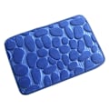 Miniatyrbild 1 av 5: Badrumsmatta Halkfria mattor i handfat Badkar Sidogolv Matta Duschrum Dörrmatta Memory Foam Pad Kullersten präglad blue 40*60cm
