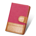 Miniatyrbilde 1 av 5: Bakre kortholder, mobiltelefon multifunksjons kortholder, myntklips Rose Red