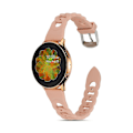 Miniatyrbillede 2 af 3: Til Garmin Venu 2 Plus/Samsung Galaxy Watch4 Watch Band 20mm Circle Design Udskiftningsrem Pink, Pink C Samsung Galaxy Watch A