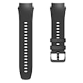 Miniatyrbillede 3 af 5: For Oppo Watch X udskiftning blød silikone rem justerbar urrem Black