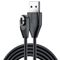 Miniatyrbillede 1 af 4: Oplader til Shokz As800/S803/S810, USB magnetisk ladekabel (Sort/1M)