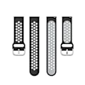 Miniatyrbilde 5 av 5: Dualfarget metallspenne justerbar silikonklokkestropp 22mm for Huawei Watch 3/Watch 3 Pro Multicolor A