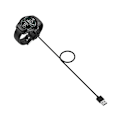 Miniatyrbild 5 av 5: För Ticwatch Pro 3 Usb-laddare Cradle Smartwatch Power Adapter Dock Stand Svart