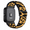 Miniatyrbillede 1 af 5: 20mm/22mm Rem For Amazfit Gts 4/2e/3/gts2 Mini/gtr 4/3/pro/gtr2/47mm/stratos Nylon Elastisk Urarmbånd Amazfit Bip Rem Zebra Yellow 20mm