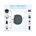 Miniatyrbillede 3 af 5: Bærbar 3,5 mm trådløs Bluetooth 5.0 bil Bluetooth-adapter til bilstereo/hjemmestereo/kablet sort