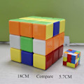 Pikkukuva 3 / 5: Super Cube 3X3X3 Suuri Kuutio Tarraamaton Nopeuskuutio 18Cm Iso Kuutio Puzzle Taikakuutio Leikki