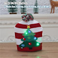 Miniatyrbillede 4 af 5: Led Julehue,,jule Led Strikket Lys Up Hat Unisex Vinter Beanie Sweater Cap B