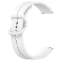 Miniatyrbillede 2 af 5: Til Samsung Galaxy Watch 3 45mm/Huawei Watch GT3 SE Universal Watch Strap 22mm Silikone Justerbar Håndledsrem White