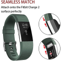 Miniatyrbild 2 av 4: Ersättningsband som är kompatibla för Fitbit Charge 2, Classic & Special Edition justerbara sportarmband Small Olive Green