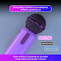 Miniatyrbillede 2 af 5: K1 håndholdt Bluetooth-mikrofon Purple