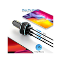 Miniatyrbild 3 av 3: Billaddare Usb C Billaddare Typ C Qc3.0 Pd4.0 Pps 3 Portar Billaddare Adapter Laddning