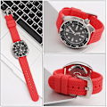 Miniatyrbillede 3 af 4: Til Huawei Watch GT 4 46mm/ 4 Pro/ 4 41mm Gummirem til ur 22mm Udskiftningsrem Orange Silver