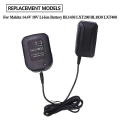 Miniatyrbillede 2 af 5: Batterioplader Til Makita 14.4v 18v Batteri Bl1830 Bl1430 Dc18rc Dc18ra Eu Stik 3a 1a Oplader 1A charger