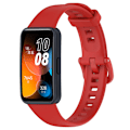 Miniatyrbillede 2 af 5: Reserveur urrem 24mm PU læder urrem til Huawei Band 8 Red
