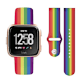 Pikkukuva 1 / 5: Fitbit Versa 2 / Lite 22 mm:n käänteisellä soljella printed watch SDK Rainbow