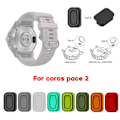 Miniatyrbilde 3 av 5: Støvtett ladeportdeksel i silikon - for Coros Pace 2/vertix Smartwatch Mint Green