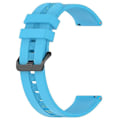 Miniatyrbillede 3 af 4: Håndledsremme 20mm Teksturerede Smart Watch Remme til Huawei Watch GT3/Watch GT, Sport Style Udskiftet Håndled Azure, Sky Blue I Huawei Watch GT3