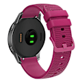 Pikkukuva 1 / 5: 18mm ruudullinen silikonihihna Garmin Venu 3s / Forerunner 265s -kellolle Fuchsia