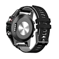 Miniatyrbillede 4 af 4: Til Garmin Fenix ​​7x To-farvet Silikone Quick Release Watch Band QFF Black Grey