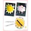 Miniatyrbilde 3 av 3: Skyer, solpute dun bomullsplysjpute Sunshine Pillow