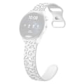 Miniatyrbilde 1 av 2: For Samsung Galaxy Watch3 45mm / Huawei Watch 4 Pro 22mm Watch Band Leopard Printed Design - Mørk Blå White