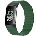 Miniatyrbild 4 av 5: Soft Loop for Charge 6/5 Smartwatch Snabbkopplingsarmband magnetiskt armband Army green