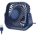 Miniatyrbillede 1 af 5: Bordventilator - 3 Hastigheder Bord Desktop Køleventilator 360° Rotationsjustering (Blå)