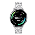 Miniatyrbild 1 av 2: För Garmin Venu / Suunto 3 Fitness 20mm Universal Rostfritt Stål Metall Klockarmband PLG Silver