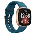 Pikkukuva 1 / 4: For Fitbit Versa 3 -silikoniranneke Dark Green